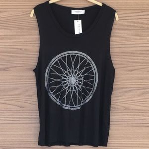SoulCycle Black Rhinestone Tank